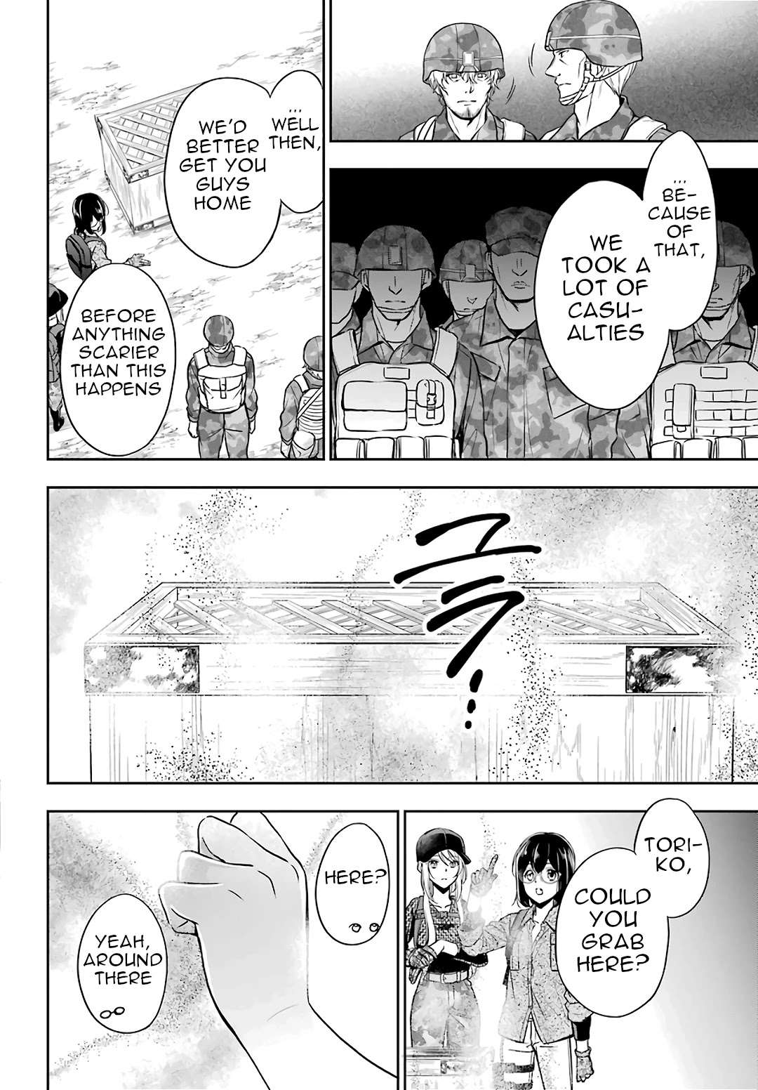 Urasekai Picnic Chapter 31 page 13 - Chapter 31: The Operation to Rescue the US Forces at Kisaragi Station VIII