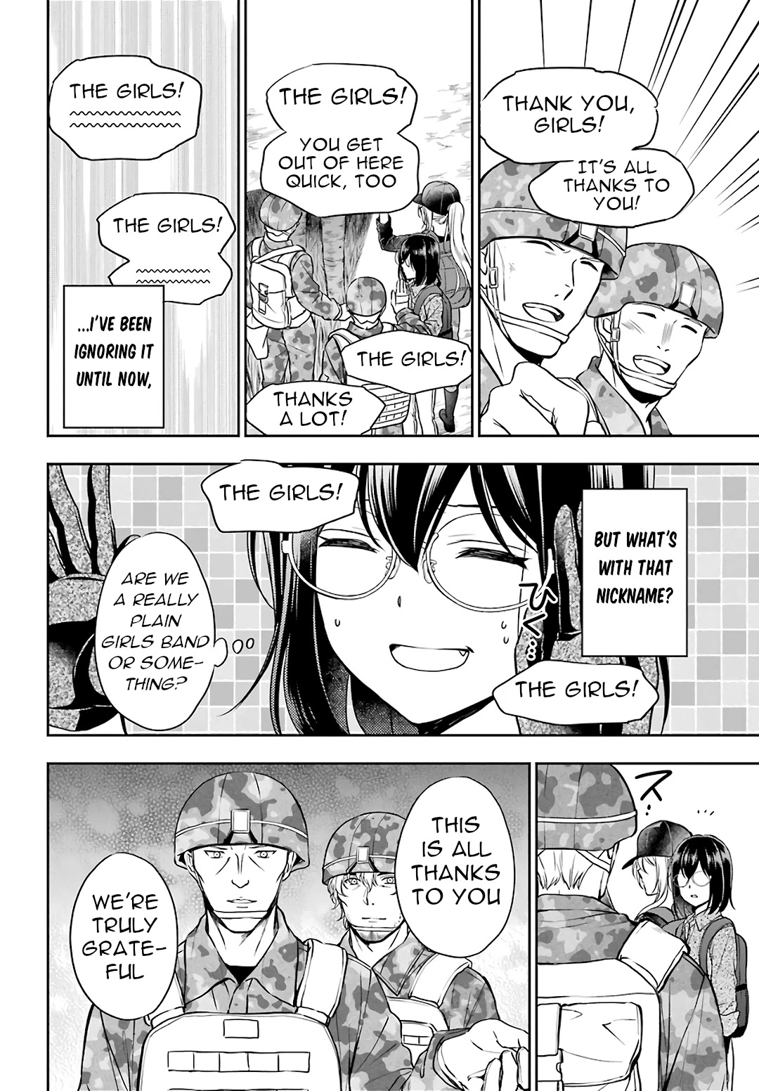 Urasekai Picnic Chapter 31 page 17 - Chapter 31: The Operation to Rescue the US Forces at Kisaragi Station VIII