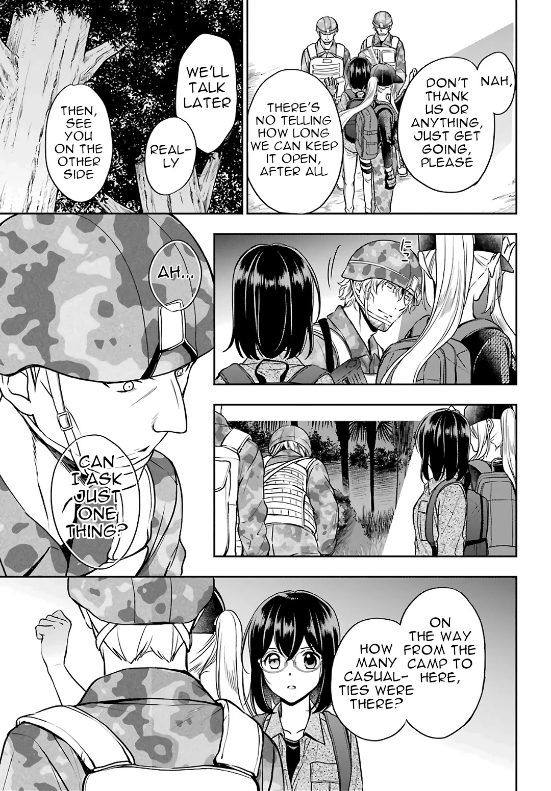 Urasekai Picnic Chapter 31 page 18 - Chapter 31: The Operation to Rescue the US Forces at Kisaragi Station VIII