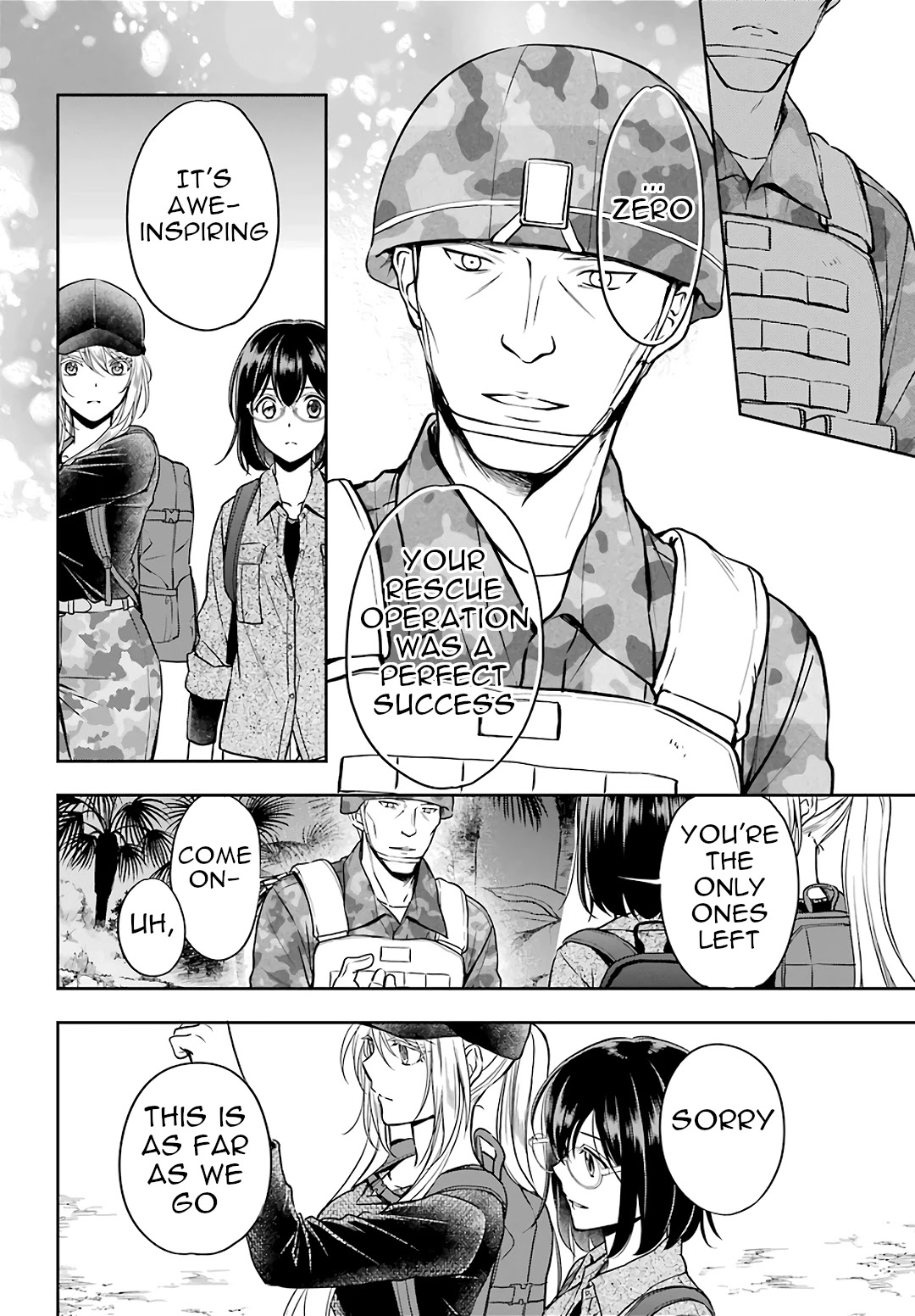 Urasekai Picnic Chapter 31 page 19 - Chapter 31: The Operation to Rescue the US Forces at Kisaragi Station VIII