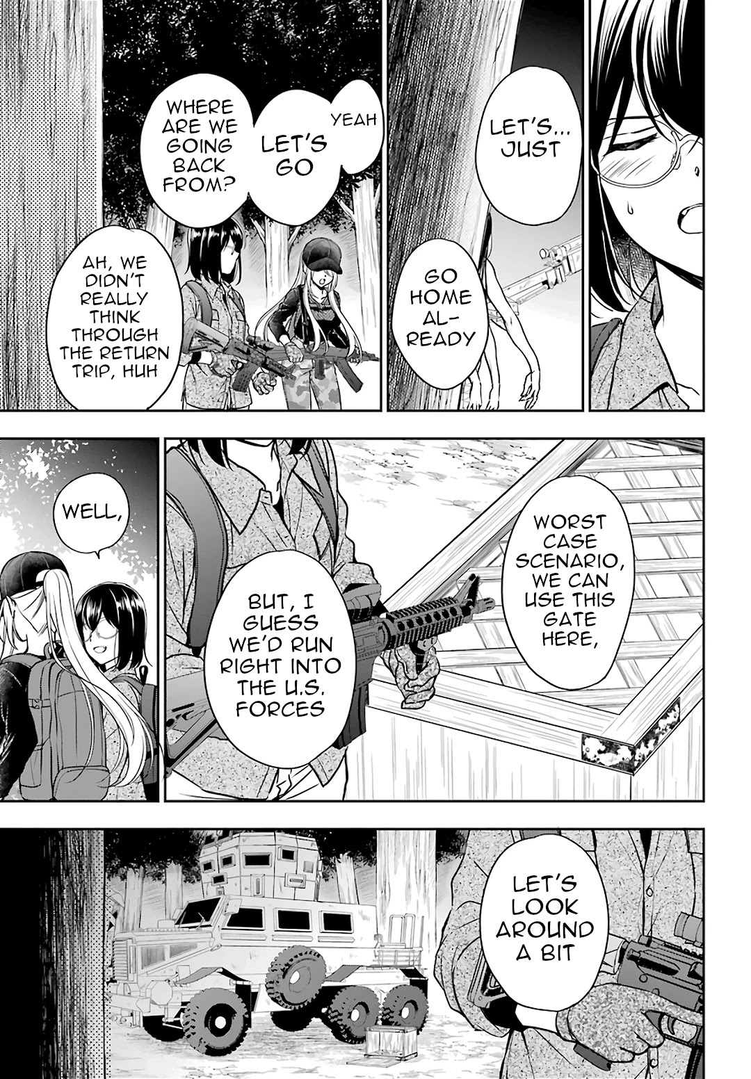Urasekai Picnic Chapter 31 page 30 - Chapter 31: The Operation to Rescue the US Forces at Kisaragi Station VIII
