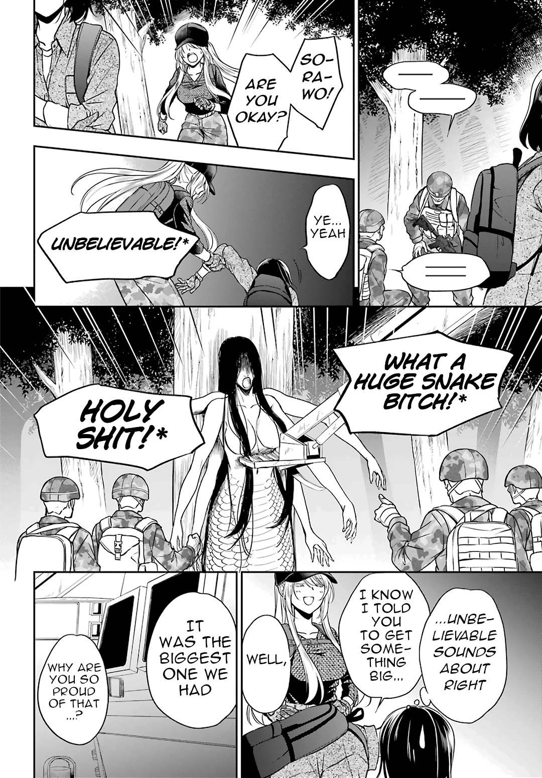 Urasekai Picnic Chapter 31 page 9 - Chapter 31: The Operation to Rescue the US Forces at Kisaragi Station VIII