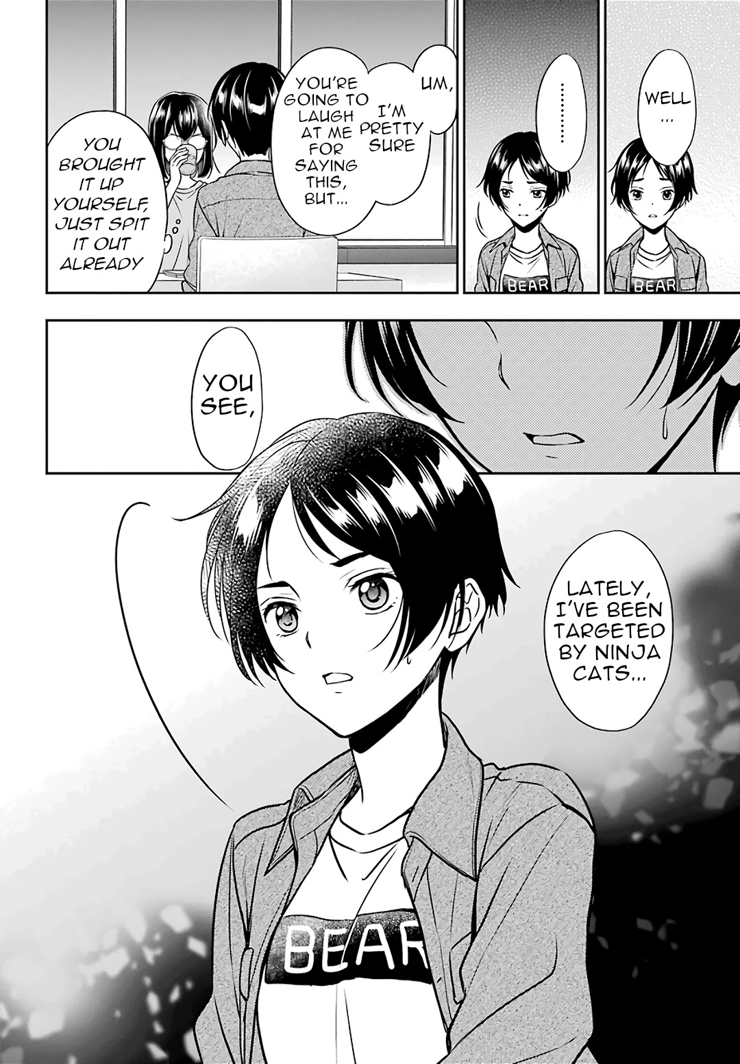 Urasekai Picnic Chapter 37 page 12 - Chapter 37: Attack of the Ninja Cats I