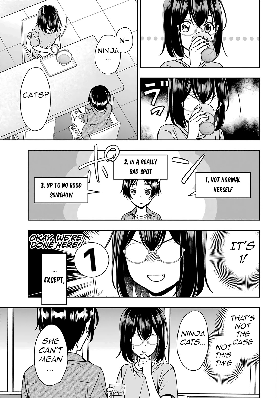 Urasekai Picnic Chapter 37 page 13 - Chapter 37: Attack of the Ninja Cats I