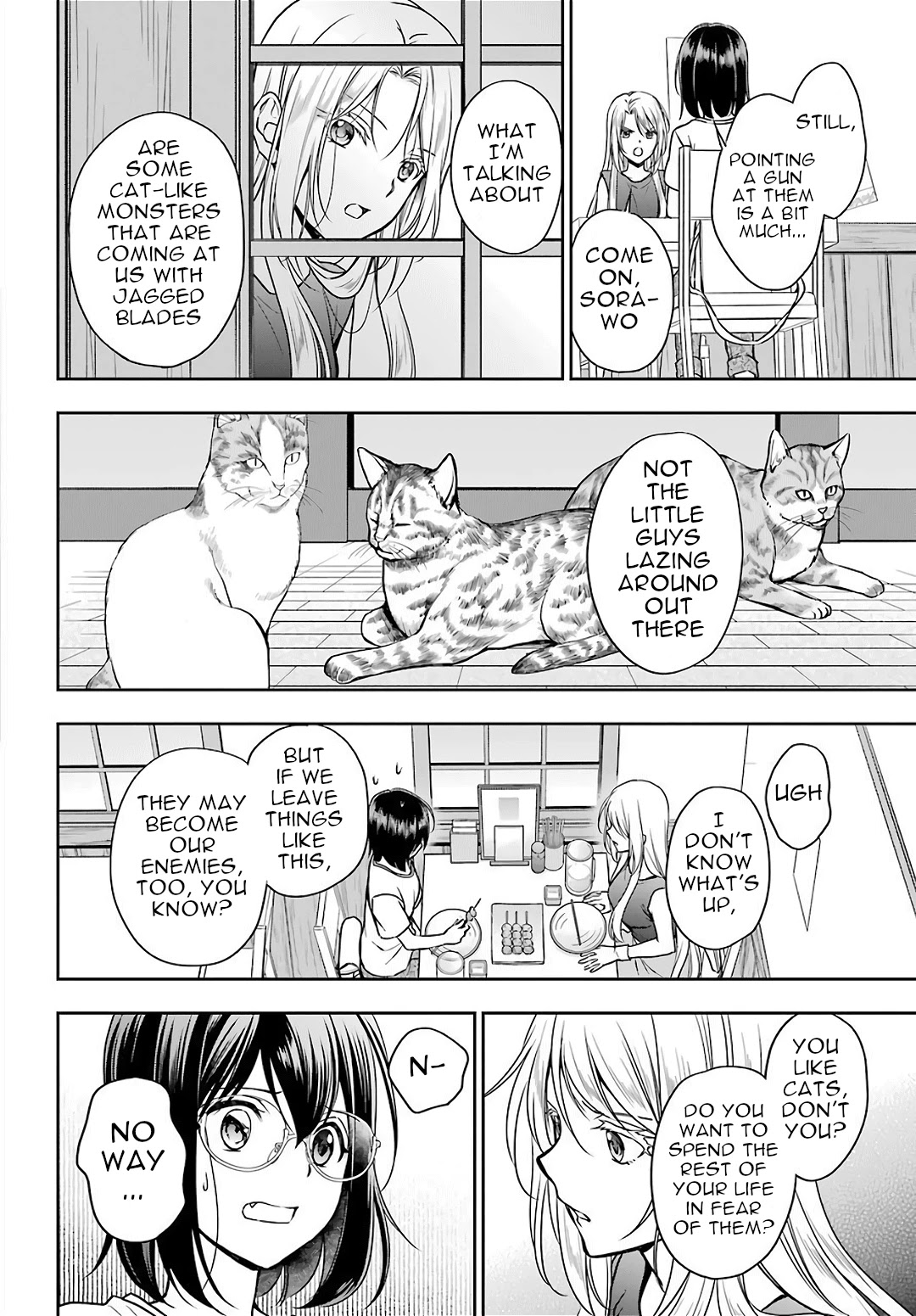 Urasekai Picnic Chapter 39 page 10 - Chapter 39: Attack of the Ninja Cats III