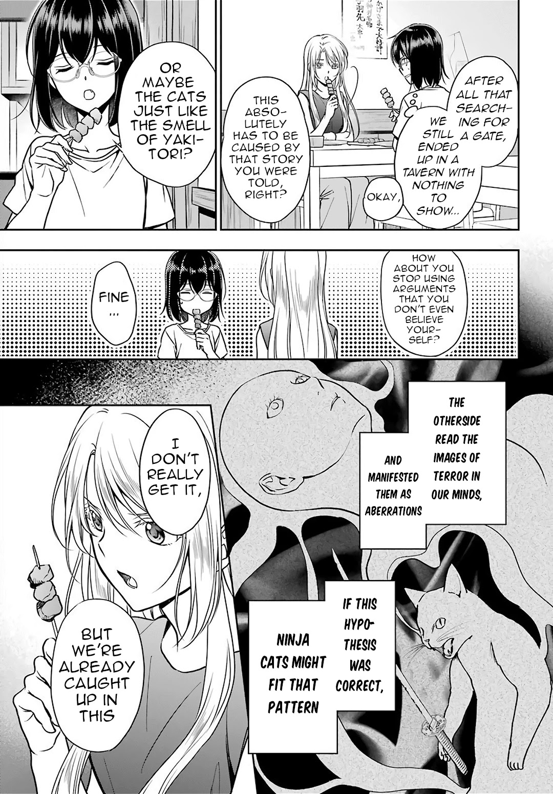 Urasekai Picnic Chapter 39 page 5 - Chapter 39: Attack of the Ninja Cats III