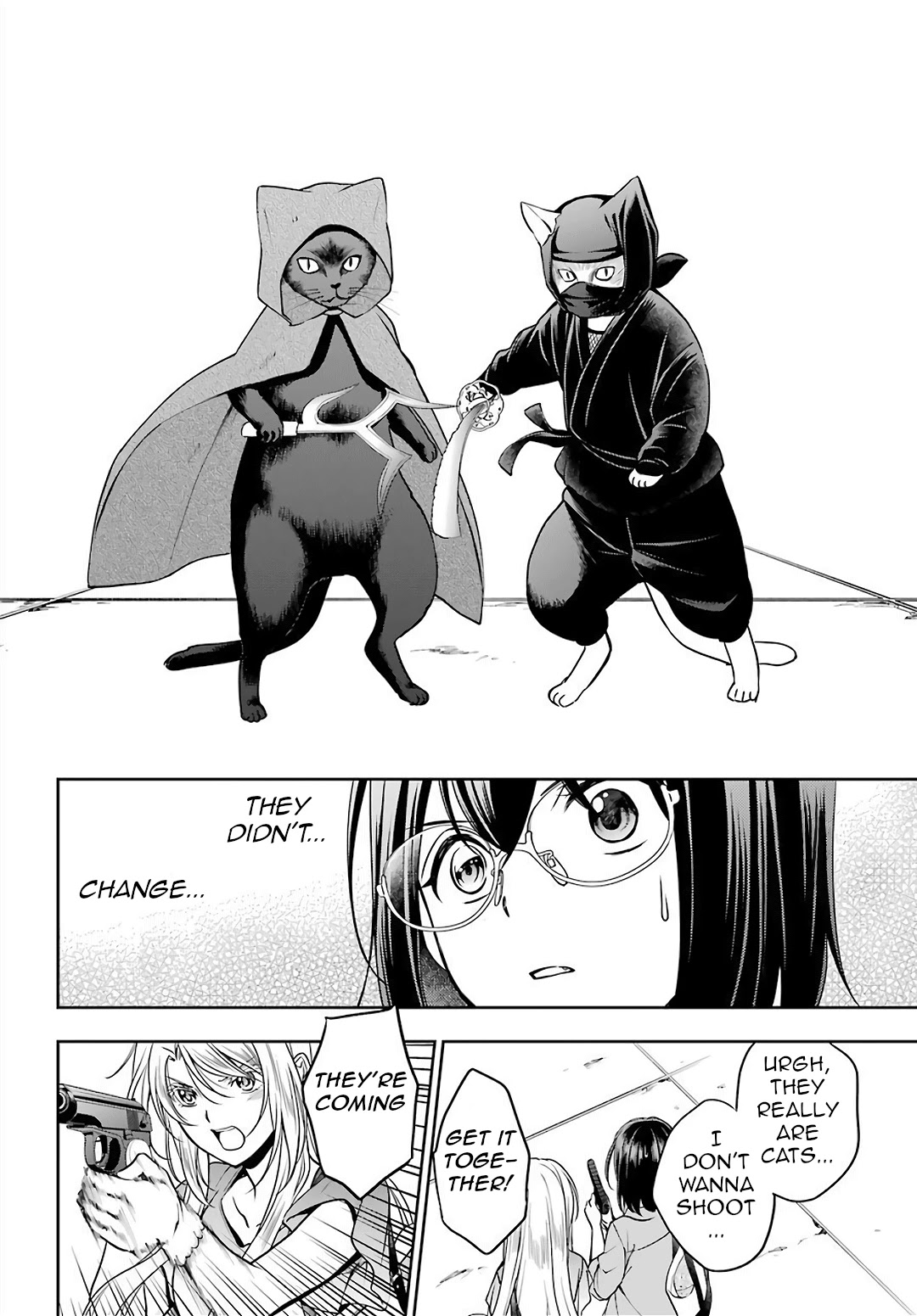 Urasekai Picnic Chapter 40 page 22 - Chapter 40: Attack of the Ninja Cats IV