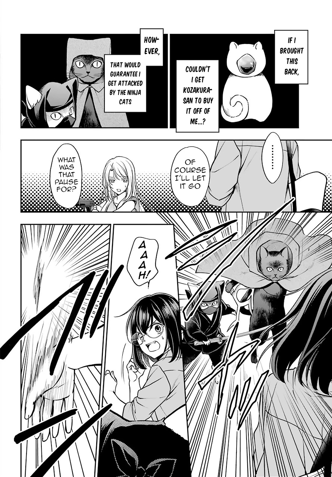 Urasekai Picnic Chapter 41 page 12 - Chapter 41: Attack of the Ninja Cats V