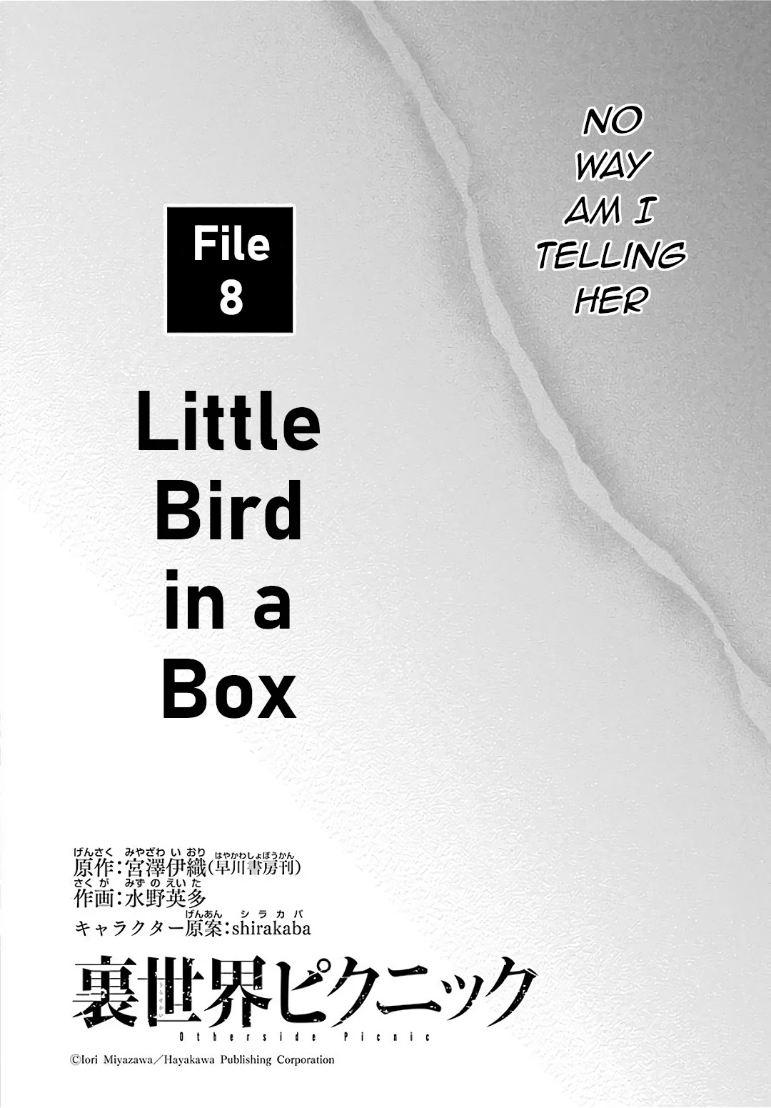 Urasekai Picnic Chapter 42 page 10 - Chapter 42: Little Bird in a Box I