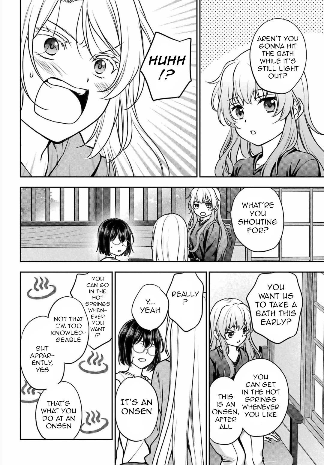 Urasekai Picnic Chapter 73 page 7 - Chapter 73: The Inviting Hot Springs II