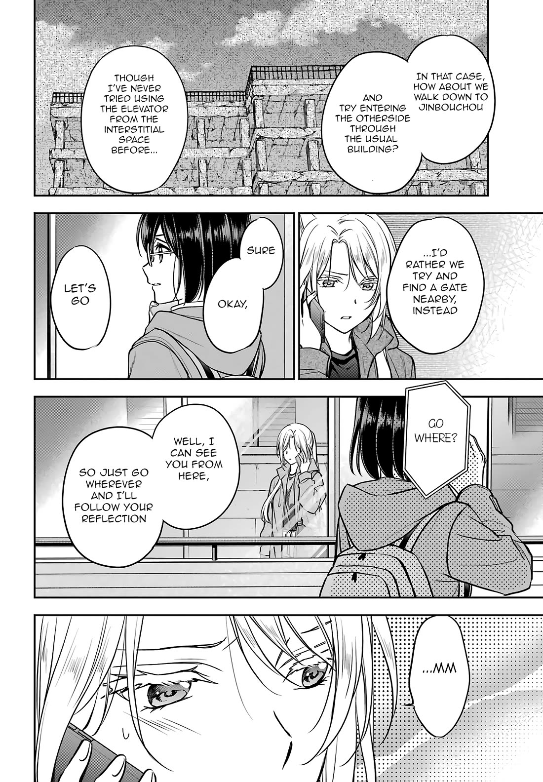 Urasekai Picnic Chapter 81 page 35 - Chapter 81: Looking at the Past in the Diagonal Mirror I