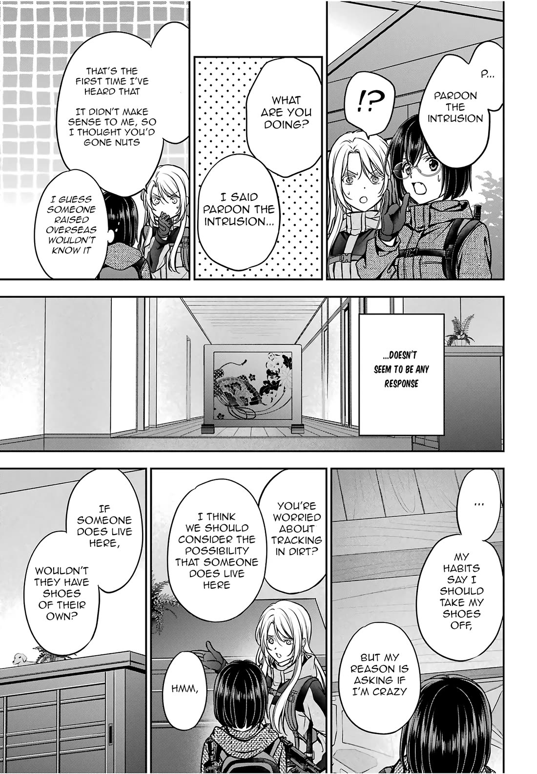 Urasekai Picnic Chapter 84 page 15 - Chapter 84: Alone Together in a Mayoiga I