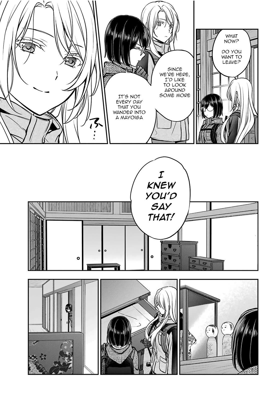 Urasekai Picnic Chapter 84 page 23 - Chapter 84: Alone Together in a Mayoiga I