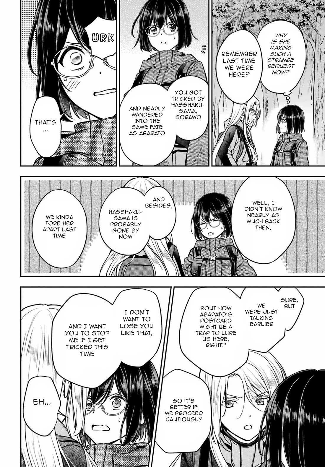 Urasekai Picnic Chapter 87 page 8 - Chapter 87: Hasshaku-sama Revival II