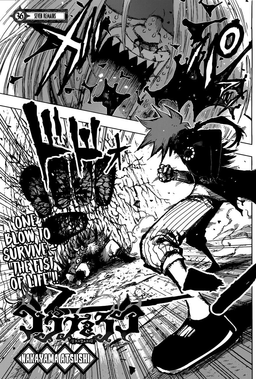 Uratarou Chapter 36 page 1 - Chapter 36: Seven Remains