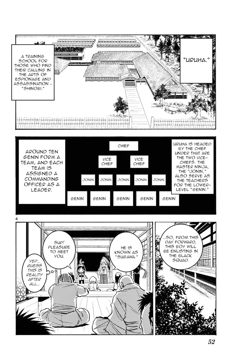 Uruha no Sekai de Arisugawa Chapter 3 page 4 - Chapter 3: A Woman Alone in a Man