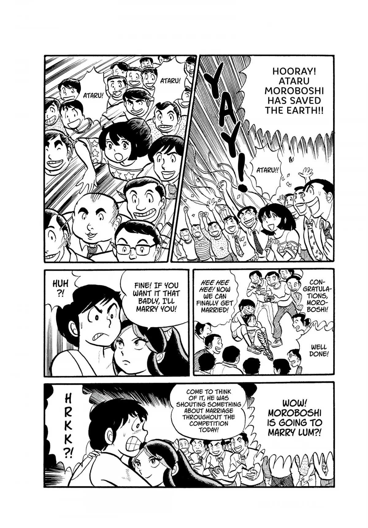 Urusei Yatsura Chapter 1 page 24 - Chapter 1: Young Love on the Run