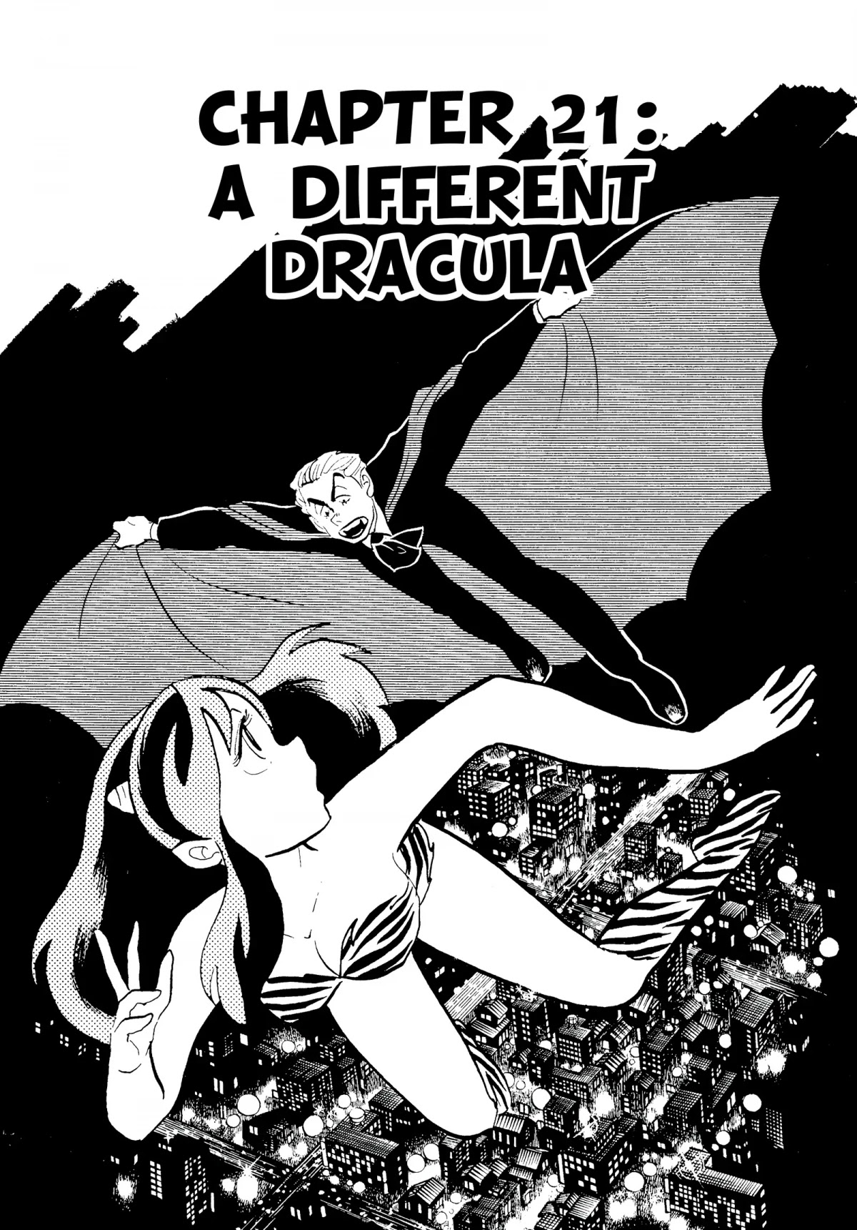 Urusei Yatsura Chapter 101 page 1 - Chapter 101: A Different Dracula