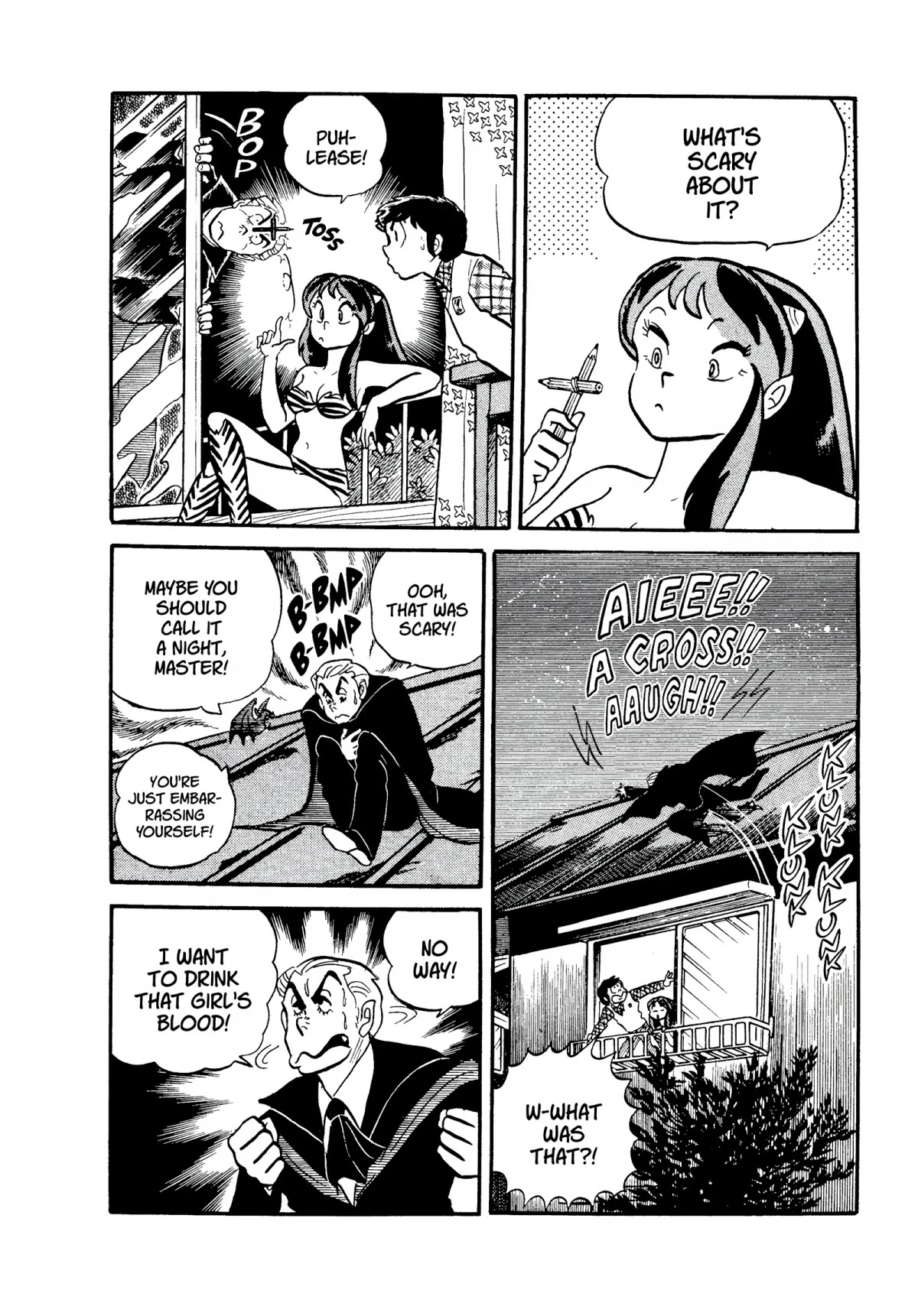 Urusei Yatsura Chapter 101 page 12 - Chapter 101: A Different Dracula