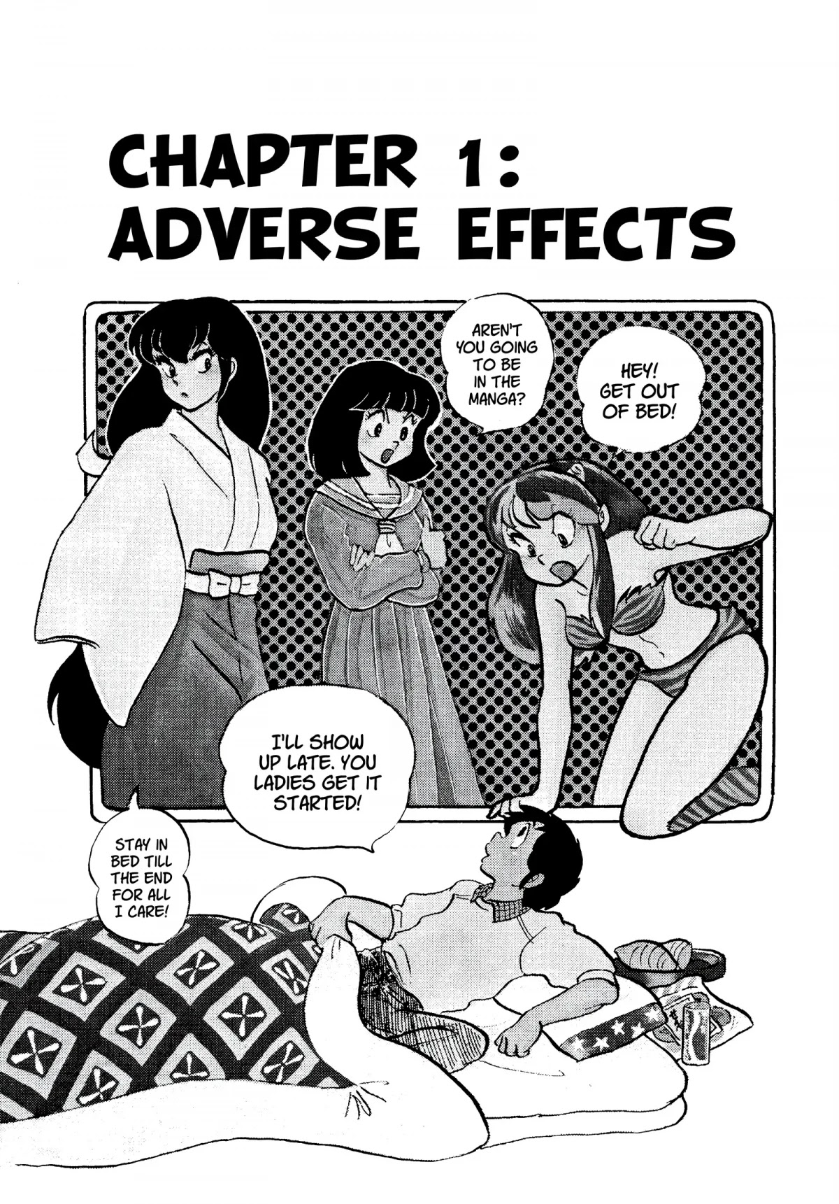 Urusei Yatsura Chapter 103 page 1 - Chapter 103: Adverse Effects