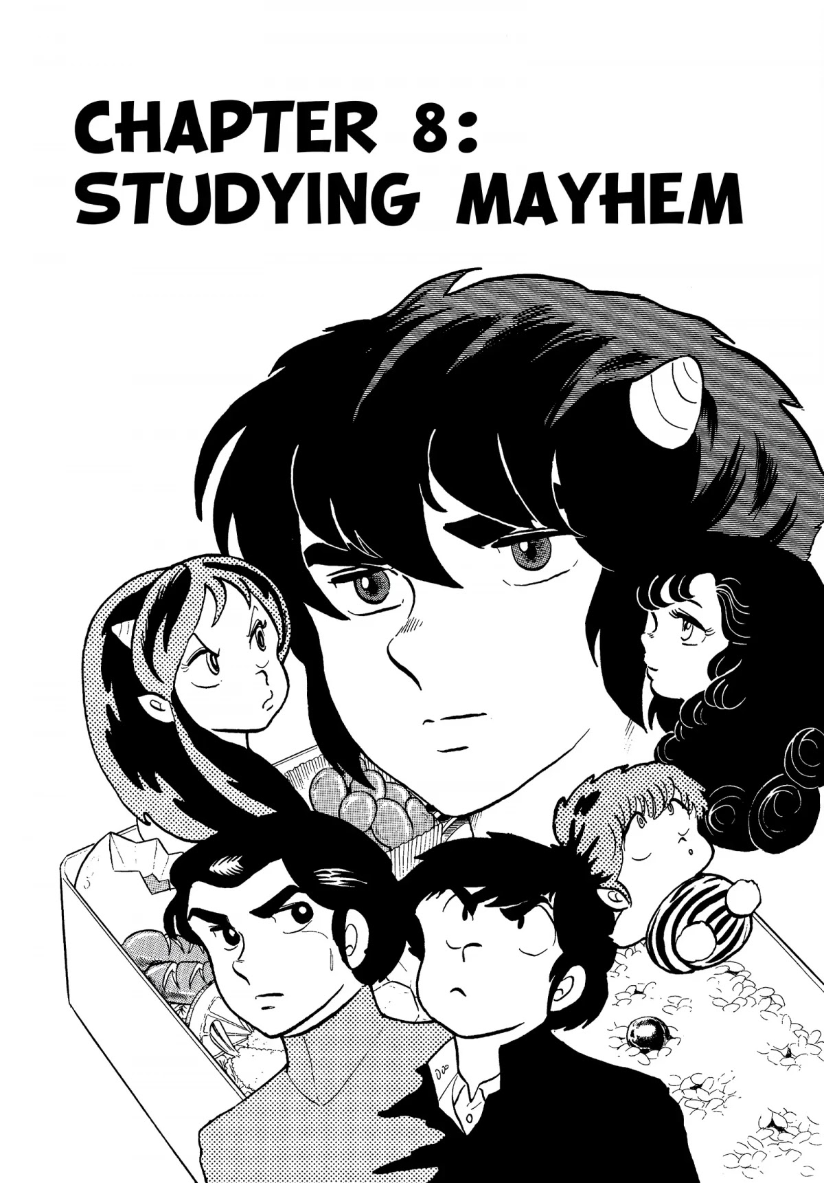 Urusei Yatsura Chapter 110 page 1 - Chapter 110: Studying Mayhem