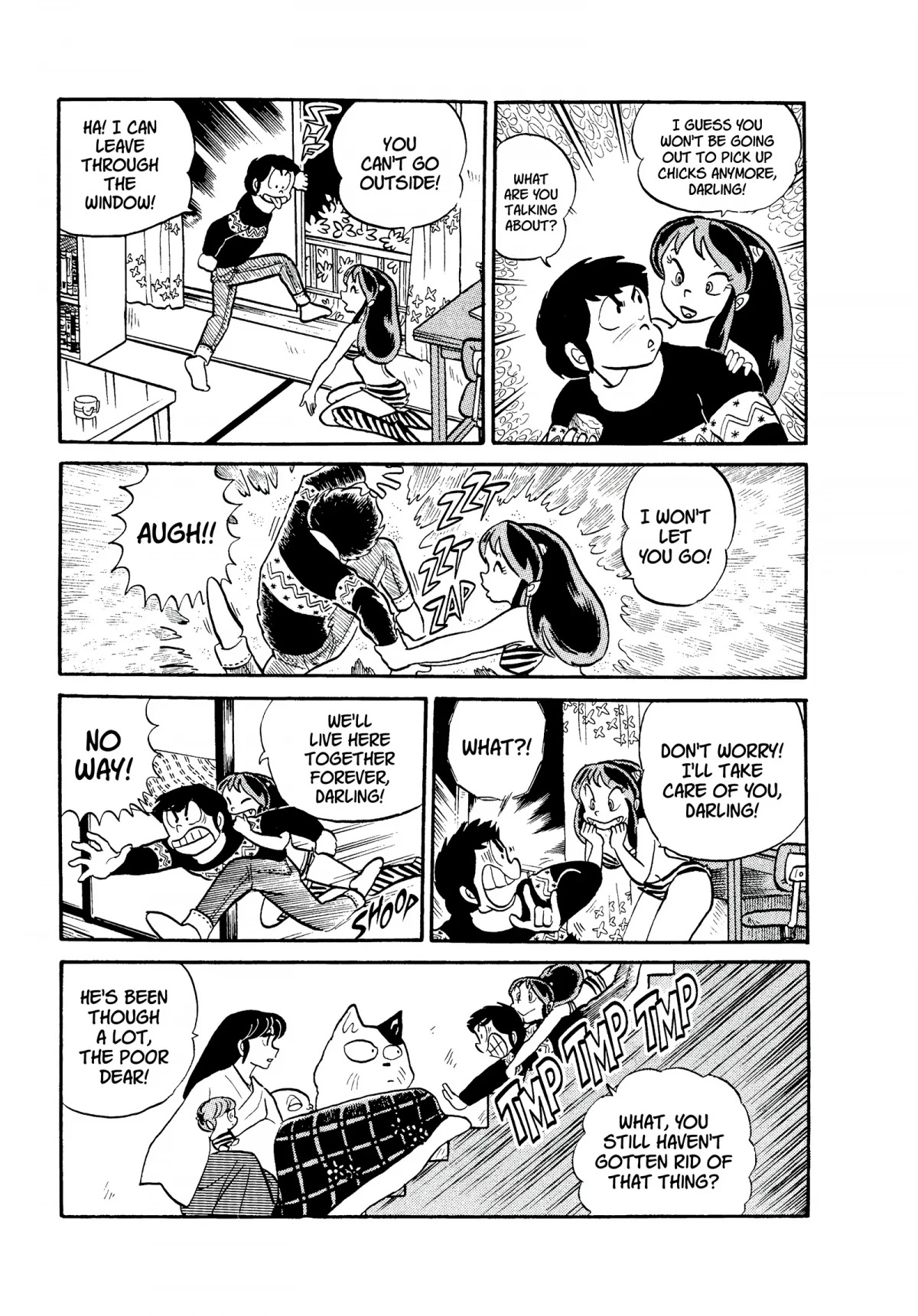 Urusei Yatsura Chapter 111 page 15 - Chapter 111: There’s a Cat on the Stairs!
