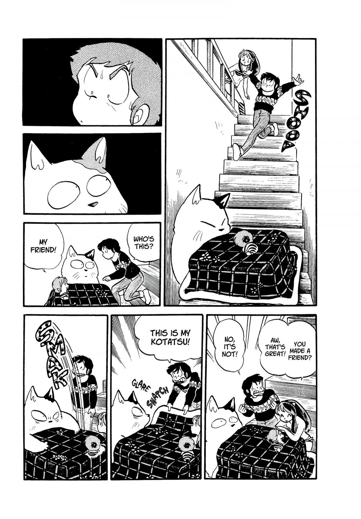Urusei Yatsura Chapter 111 page 7 - Chapter 111: There’s a Cat on the Stairs!