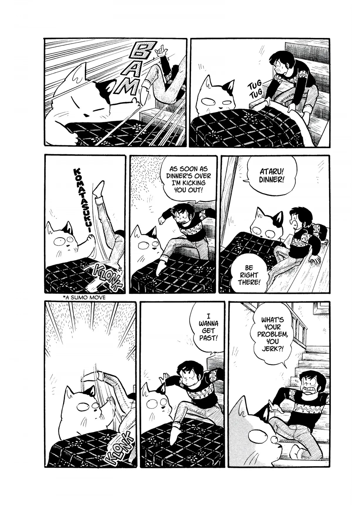 Urusei Yatsura Chapter 111 page 8 - Chapter 111: There’s a Cat on the Stairs!