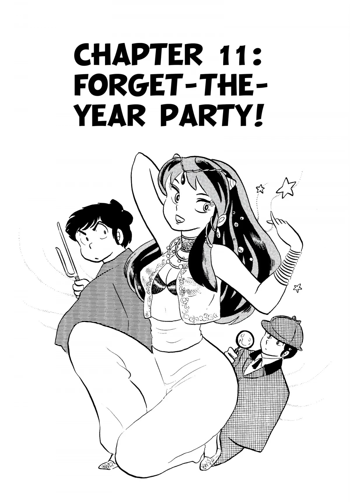 Urusei Yatsura Chapter 113 page 1 - Chapter 113: Forget-The-Year Party!