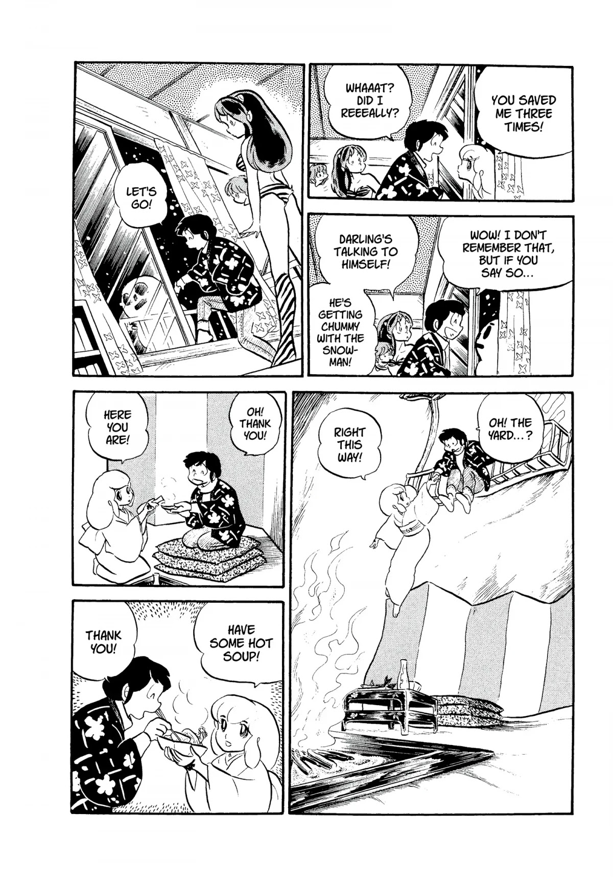 Urusei Yatsura Chapter 115 page 14 - Chapter 115: Tales of a Wondering Snowman