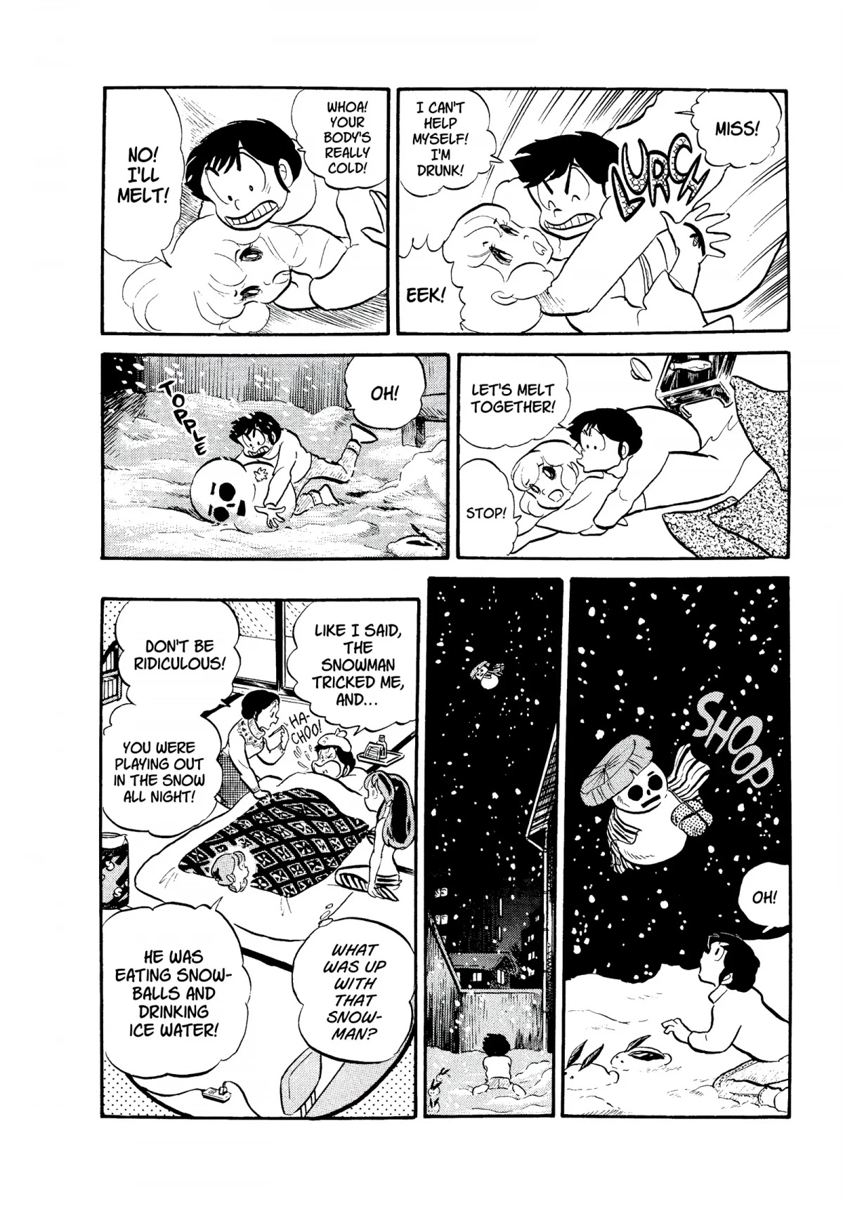 Urusei Yatsura Chapter 115 page 16 - Chapter 115: Tales of a Wondering Snowman