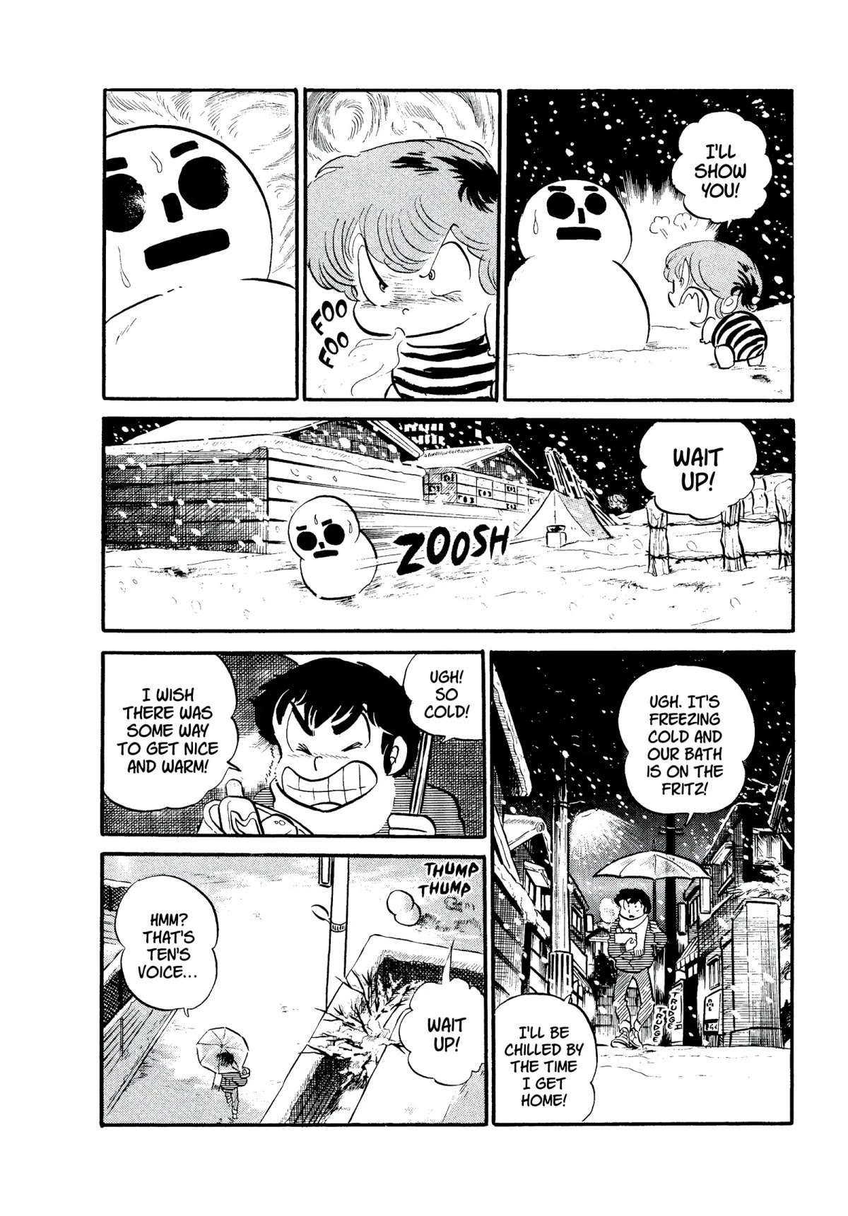 Urusei Yatsura Chapter 115 page 4 - Chapter 115: Tales of a Wondering Snowman