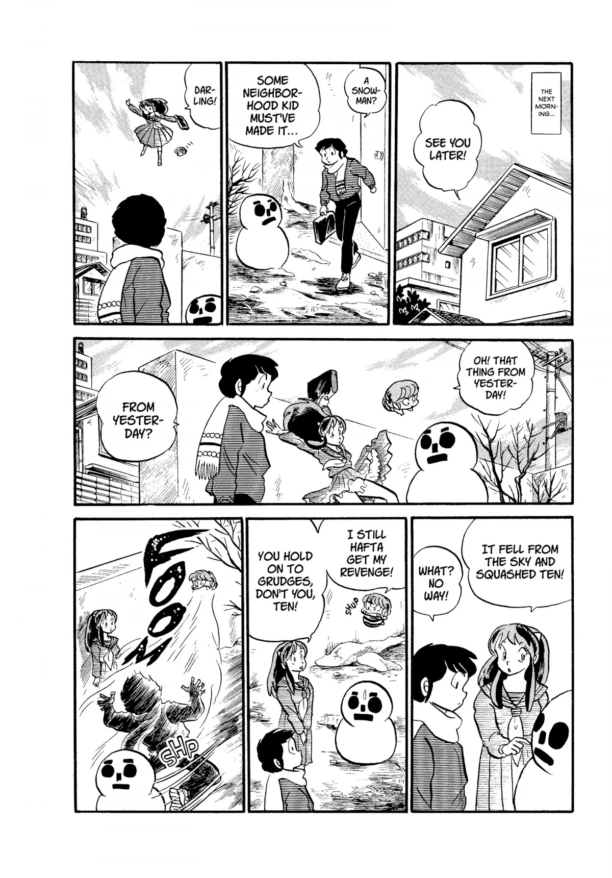Urusei Yatsura Chapter 115 page 6 - Chapter 115: Tales of a Wondering Snowman