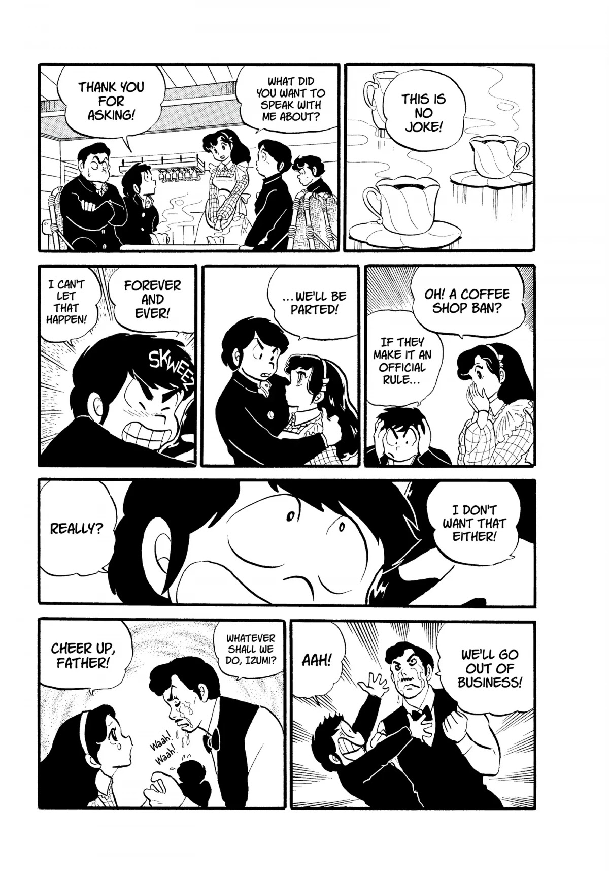 Urusei Yatsura Chapter 116 page 7 - Chapter 116: The Coffee Shop Ban