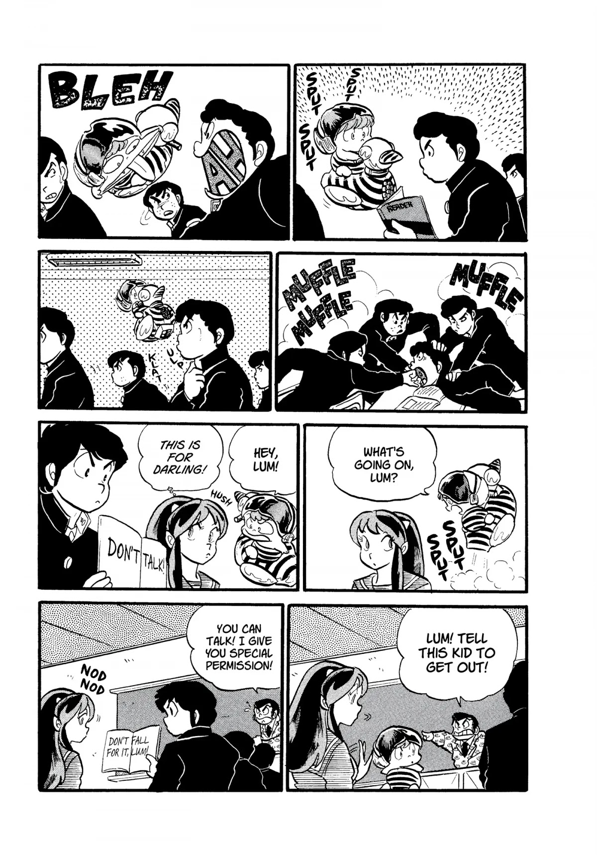 Urusei Yatsura Chapter 120 page 11 - Chapter 120: Deadly Peril in the Classroom