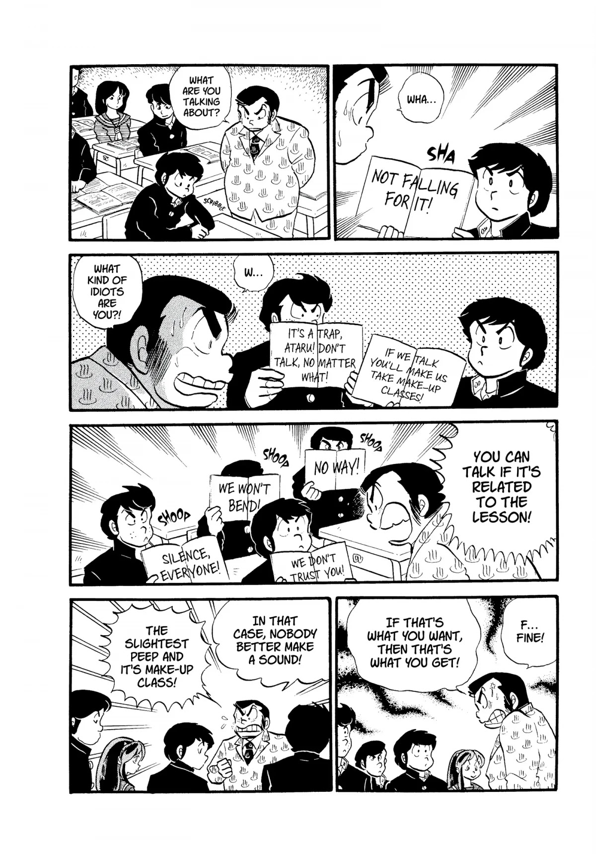 Urusei Yatsura Chapter 120 page 8 - Chapter 120: Deadly Peril in the Classroom