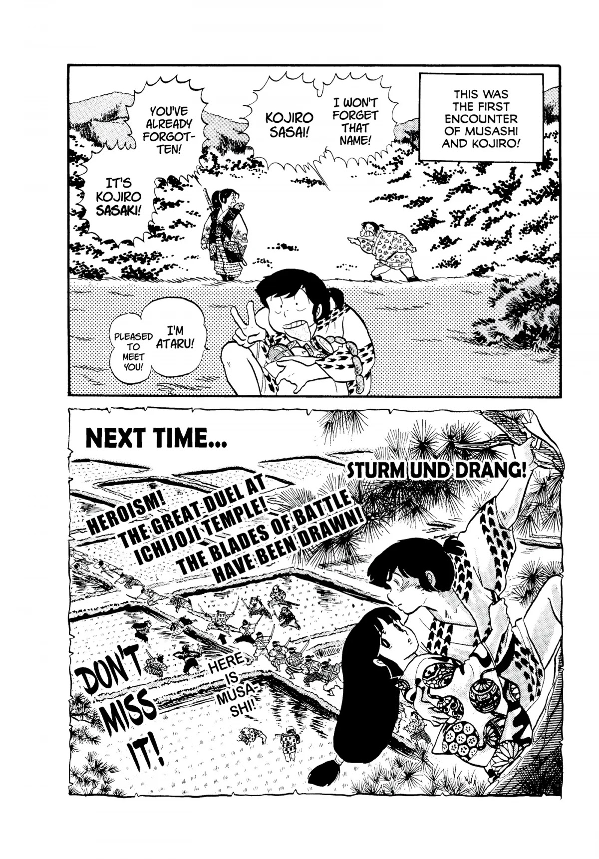 Urusei Yatsura Chapter 125 page 16 - Chapter 125: Super Musashi, Sprint to the Heavens!