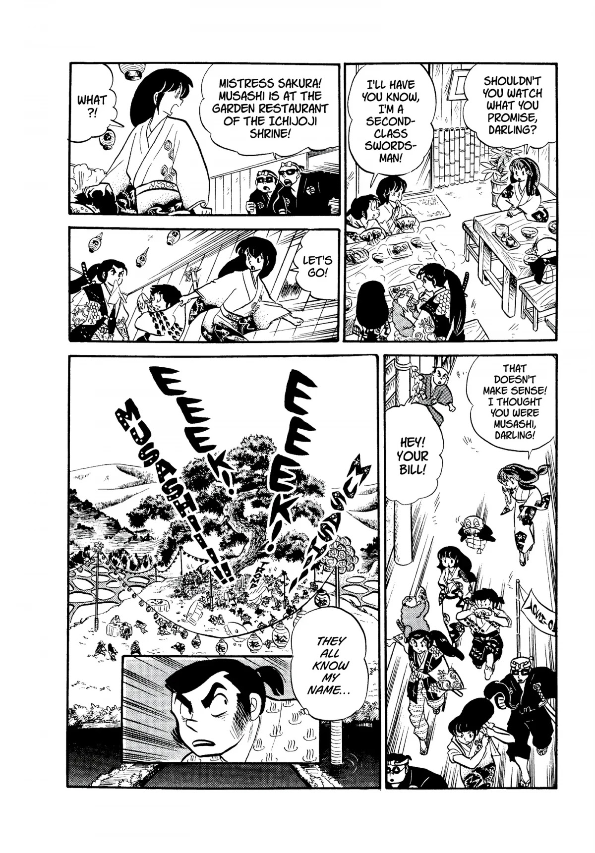 Urusei Yatsura Chapter 126 page 14 - Chapter 126: Musashi, in Training!
