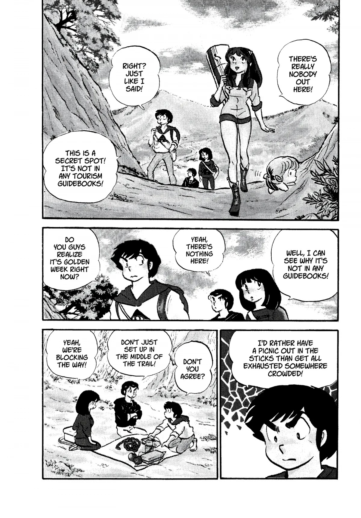 Urusei Yatsura Chapter 130 page 2 - Chapter 130: Fossil Backcountry