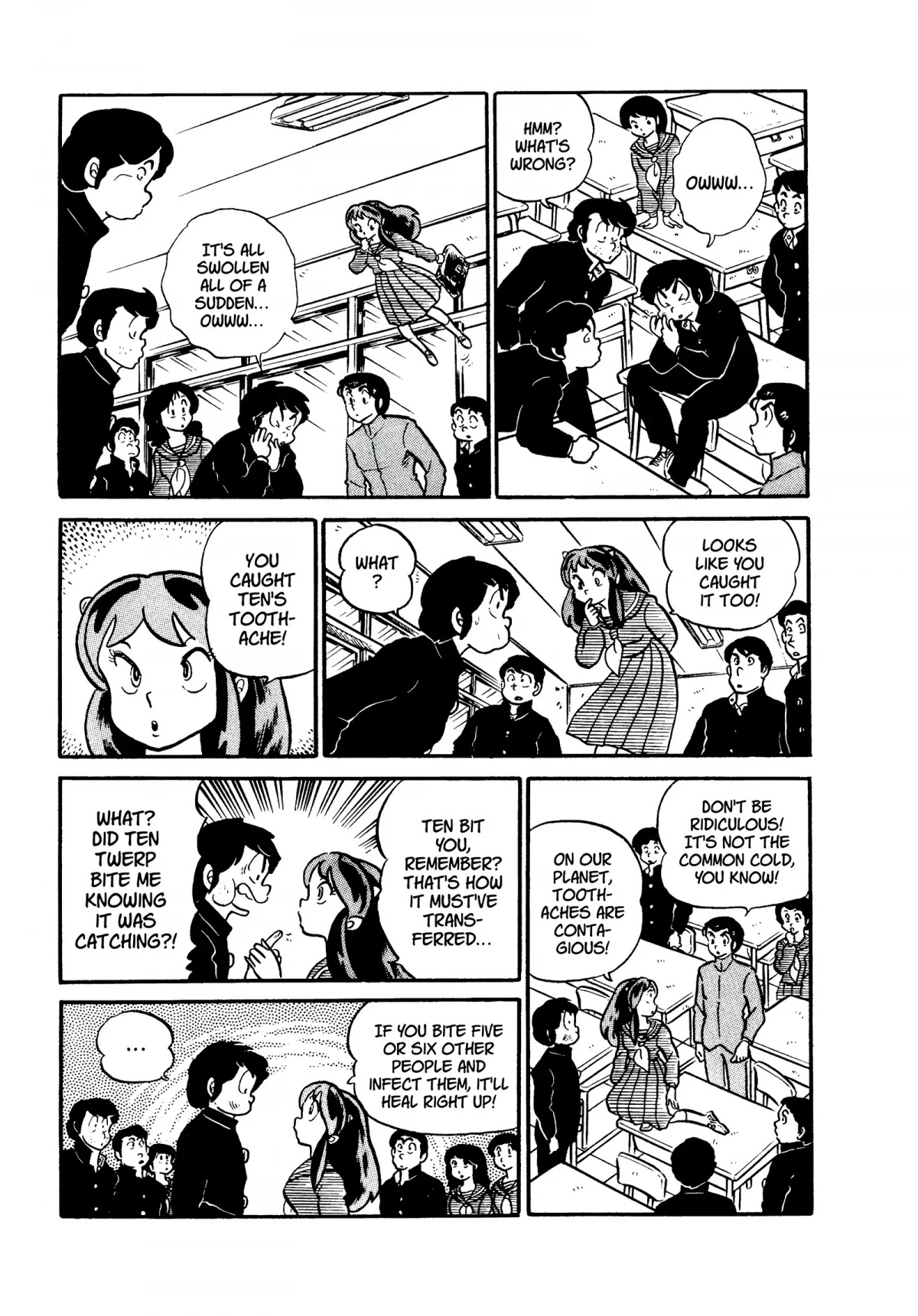 Urusei Yatsura Chapter 131 page 9 - Chapter 131: Cavity Wars