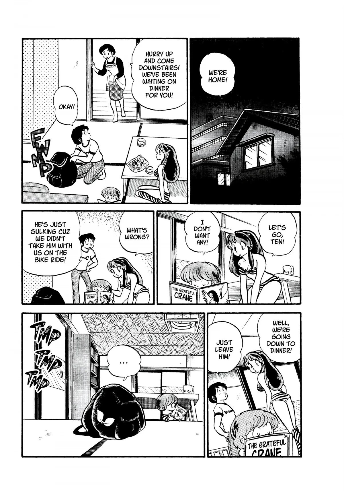 Urusei Yatsura Chapter 134 page 5 - Chapter 134: The Grateful Raccoon