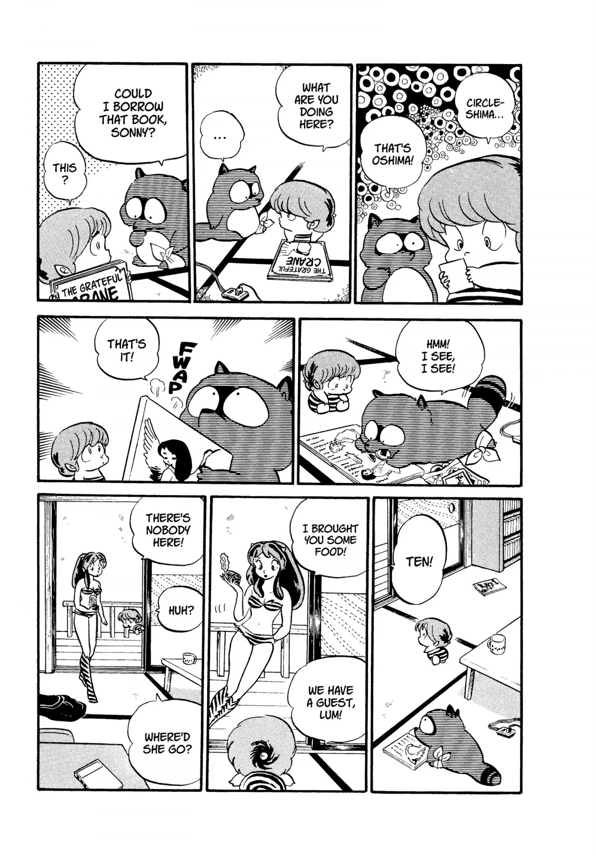 Urusei Yatsura Chapter 134 page 7 - Chapter 134: The Grateful Raccoon