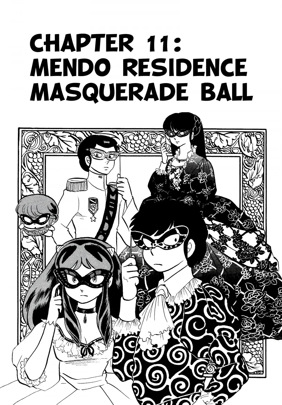 Urusei Yatsura Chapter 135 page 1 - Chapter 135: Mendo Residence Masquerade Ball