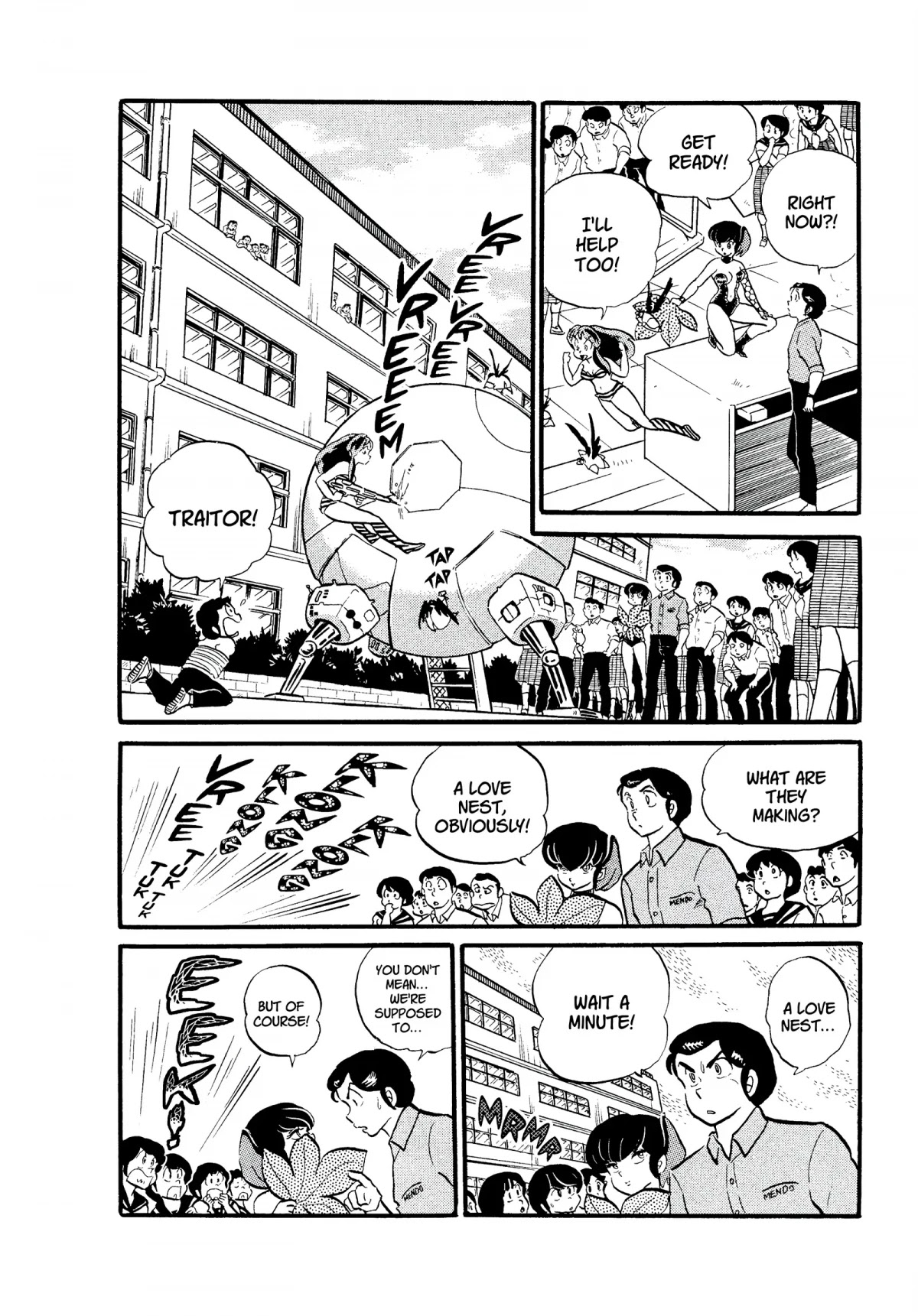 Urusei Yatsura Chapter 137 page 12 - Chapter 137: Sealed With a Kiss!