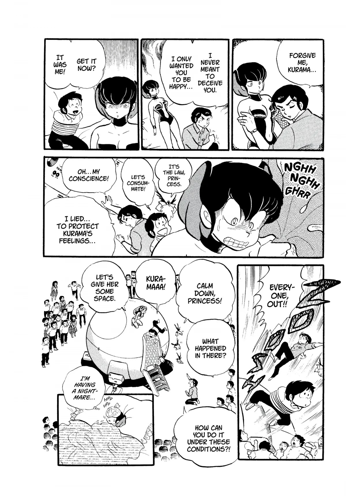 Urusei Yatsura Chapter 137 page 16 - Chapter 137: Sealed With a Kiss!