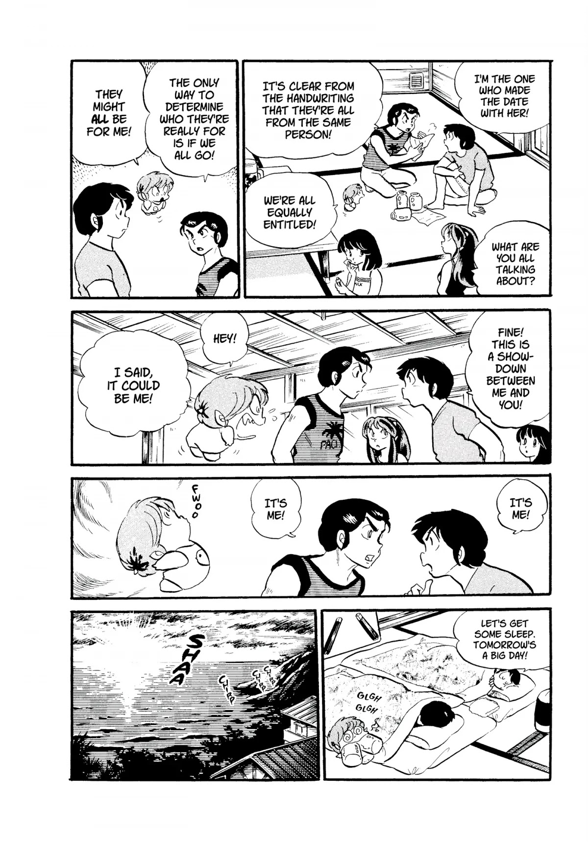 Urusei Yatsura Chapter 139 page 8 - Chapter 139: Message in a Bottle