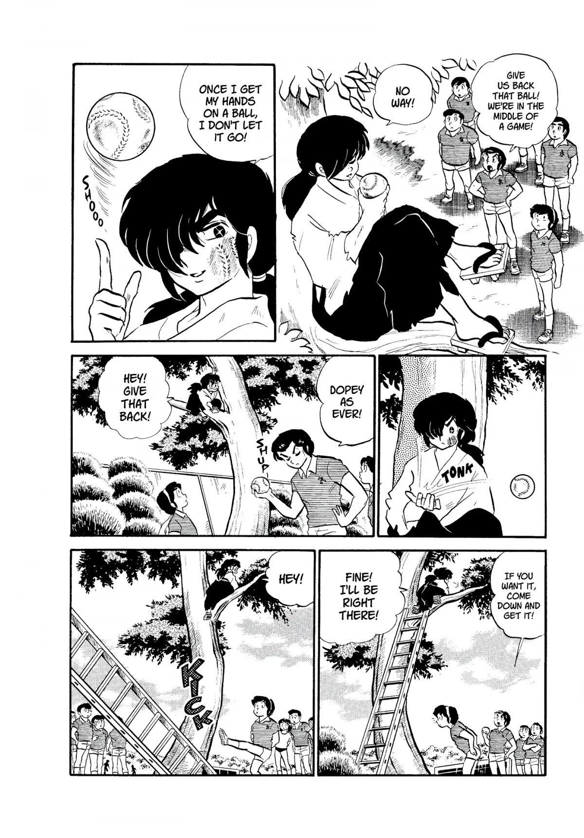 Urusei Yatsura Chapter 141 page 6 - Chapter 141: Baseball Shenanigans