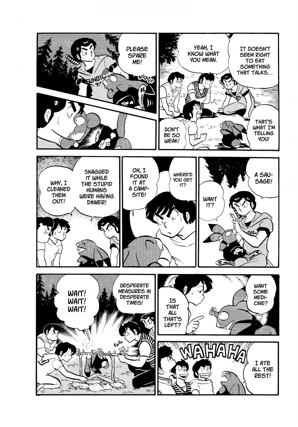 Urusei Yatsura Chapter 142 page 12 - Chapter 142: Spicy Camping Calamity