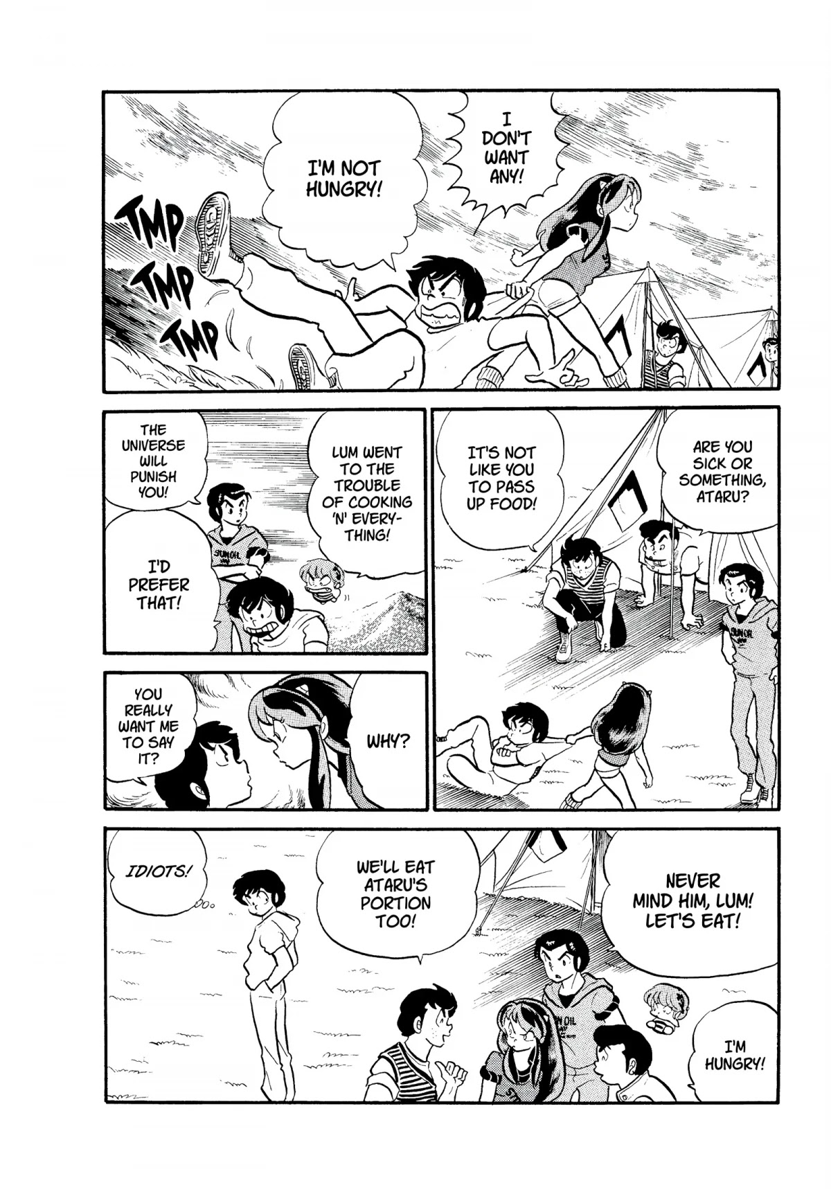 Urusei Yatsura Chapter 142 page 4 - Chapter 142: Spicy Camping Calamity