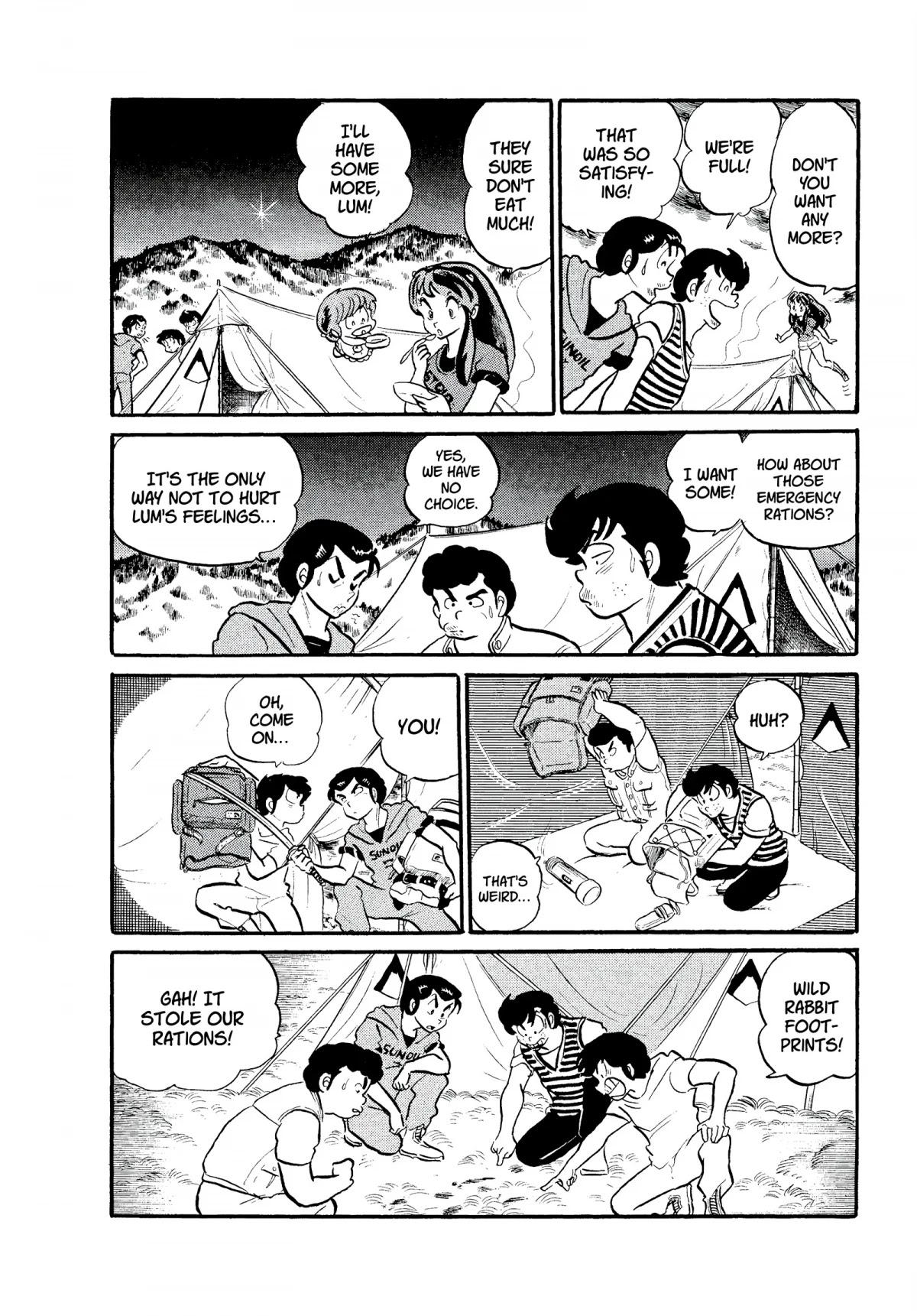 Urusei Yatsura Chapter 142 page 8 - Chapter 142: Spicy Camping Calamity